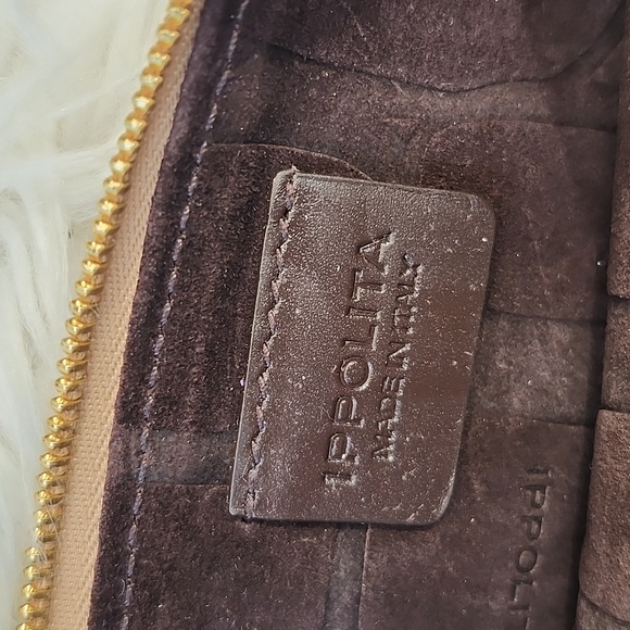 IPPOLITA "RARE" PYTHON AND SUEDE WRISTLET - Picture 8 of 11